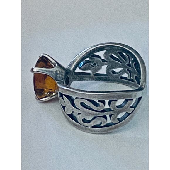 Pre-Owned James Avery Retired & HTF Citrine Adorned Ring Size 7 - Picture 4 of 4